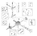 Page B Diagram and Parts List for 020252-0  Briggs and Stratton Pressure Washer